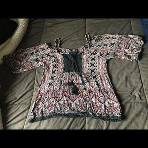 Off the shoulder blouse